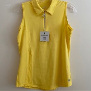Bette & Court Sleeveless Golf Polo Shirt